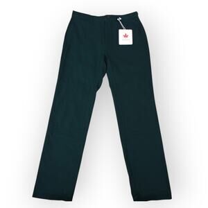 BOAST USA Mens 30x32 Patch Canvas Chino Pant ForestGreen Cotton Flat NWT